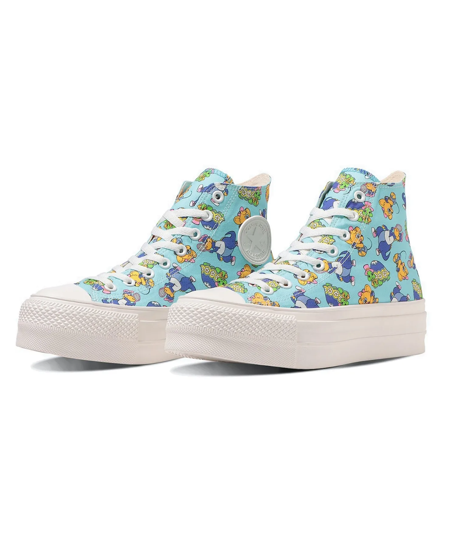 Унисекс высокие кеды с принтом Converse ALL STAR (R) LIFTED WATARU TOMINAGA HI небесно-голубые