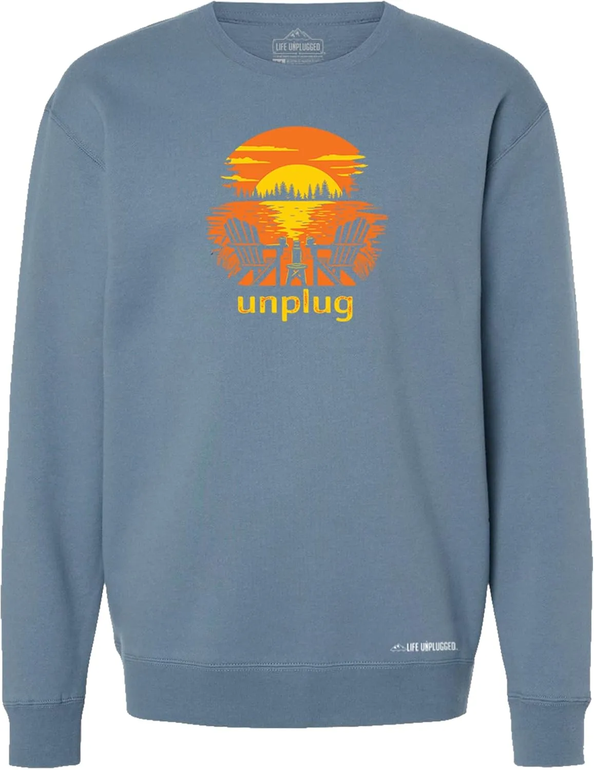 

Толстовка Chairs at Sunset Heavyweight Crewneck Life Unplugged