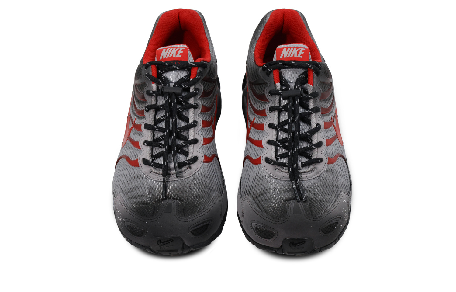 Мужские кроссовки для беска Air Max Torch 4 с амортизацией, износостойкие низкие красные Nike, черный — фото 4