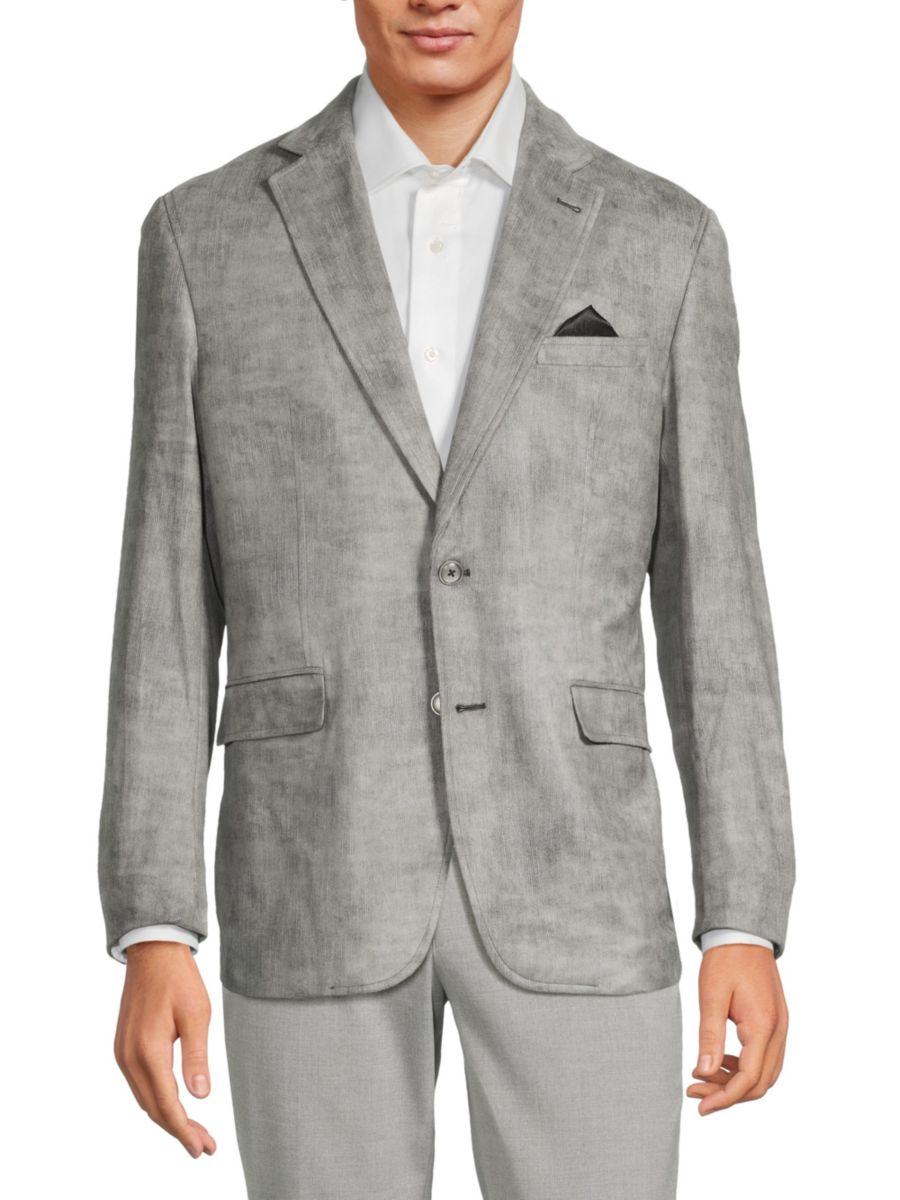 

Спортивное пальто Lubrano Knit Modern-Fit Robert Graham, серый