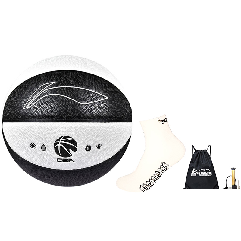 

LINING CBA Collection PU баскетбольный мяч black white размер 6 тренировочный women's
