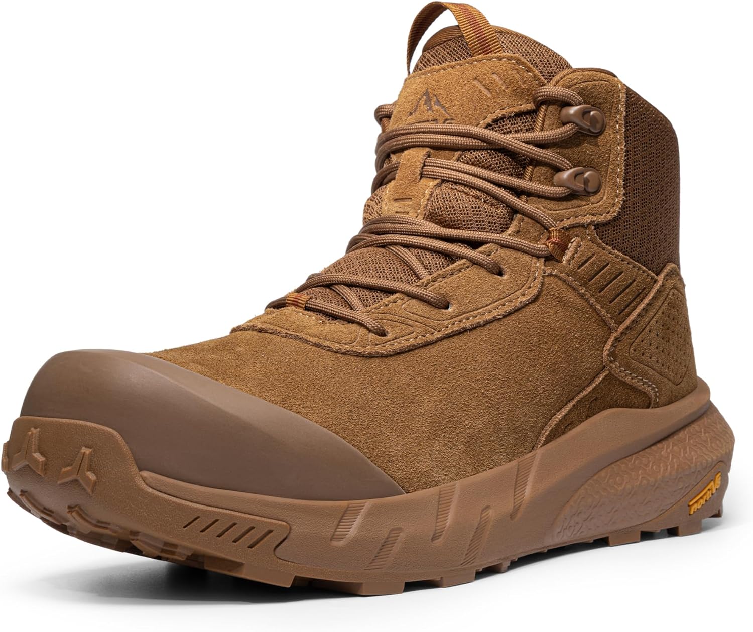 

Ботинки NORTIV 8 с композитным носком для мужчин - водонепроницаемые, легкие, противоскользящие, соответствующие стандартам безопасности ASTM F2412-24 и ASTM F2913-24, для работы на складах и строительства, с технологией VaporGuard-Nano, Coyote