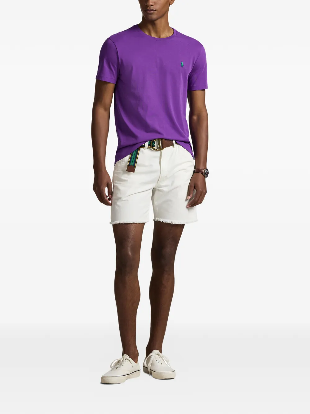 Футболка с круглым вырезом Polo Ralph Lauren, фиолетовый — фото 2
