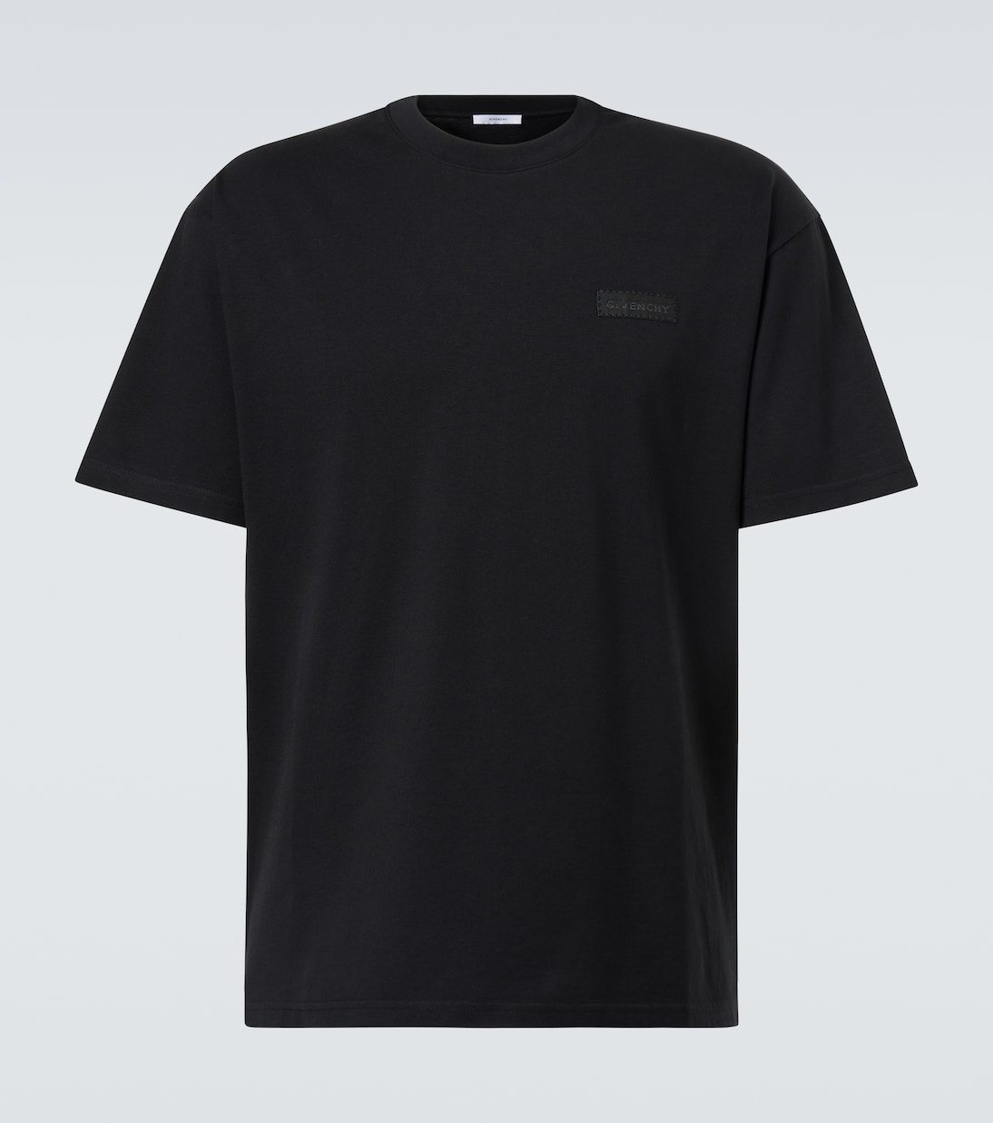 

Футболка из хлопкового джерси с логотипом Givenchy, черный