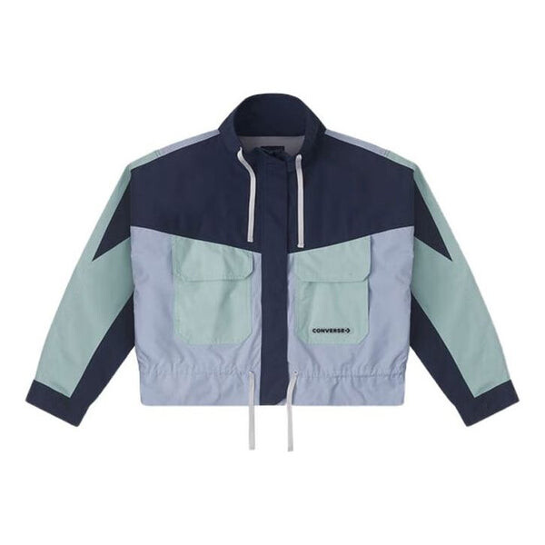 

Куртка long sleeve short fit cargo windproof jacket 'blue' Converse, синий