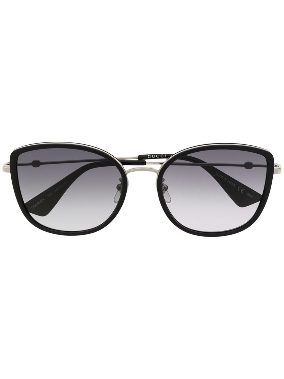

Gucci Eyewear солнцезащитные очки Bee в круглой оправе, черный