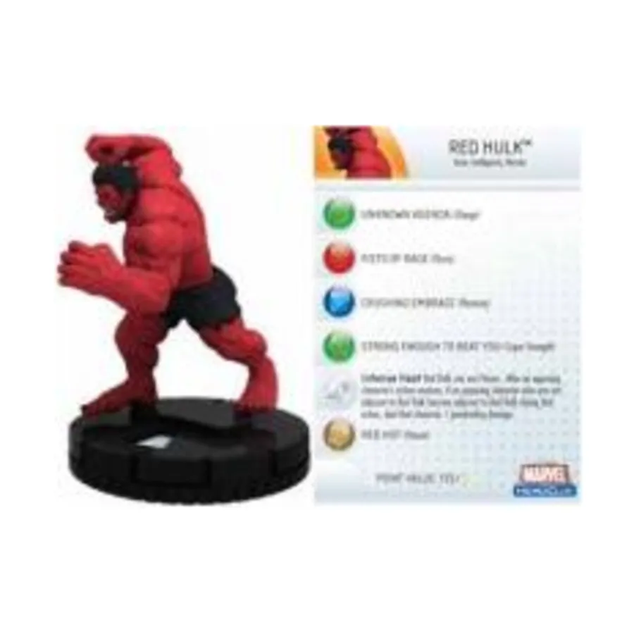 

Красный Халк (клавиша R), Marvel HeroClix - Incredible Hulk - Singles