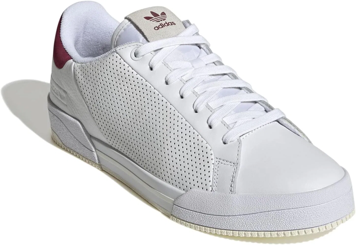 Мужские кроссовки Adidas Court Tourino RF, Ftwr White Ftwr White Collegiate Burgundy — фото 3