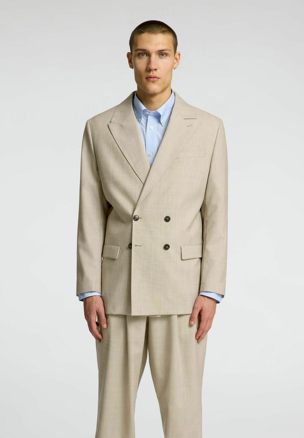 

Пиджак-блейзер ZWEIREIHIGER - Suit jacket Selected Homme, белый