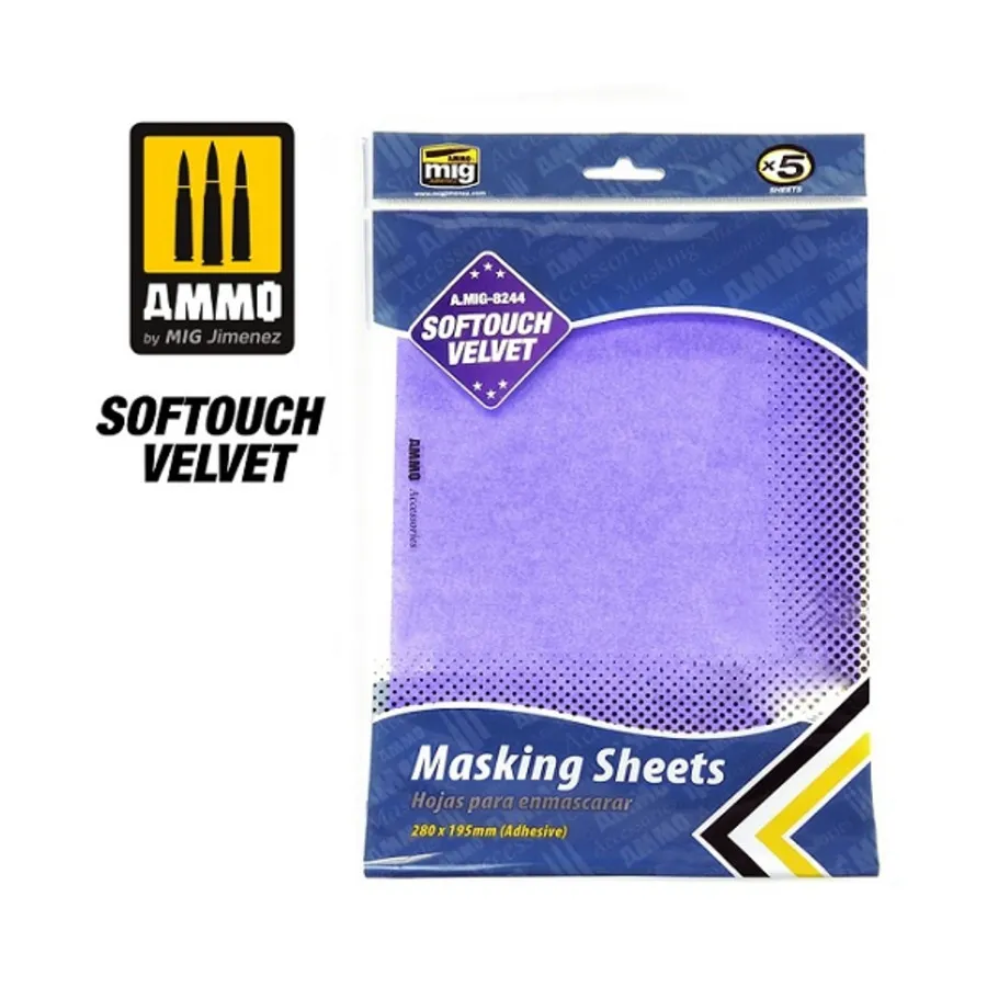 

Бархатные маскирующие листы Softtouch, Assorted Painting Accessories (AMMO)