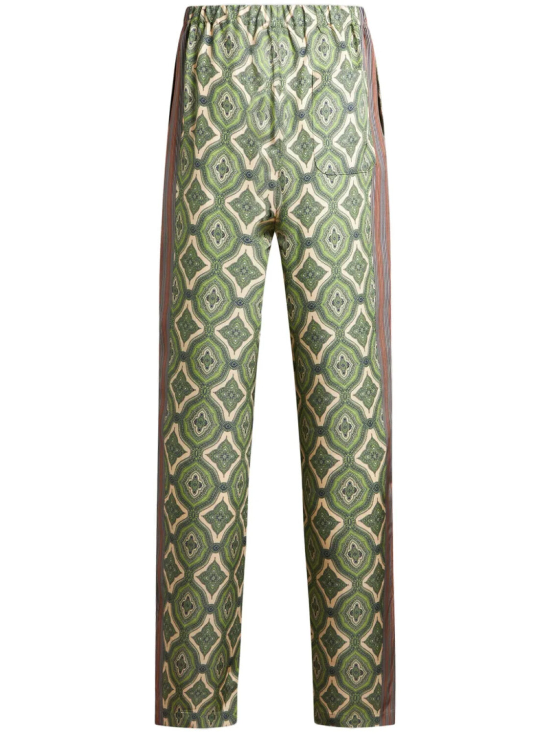

ETRO брюки с узором, зеленый