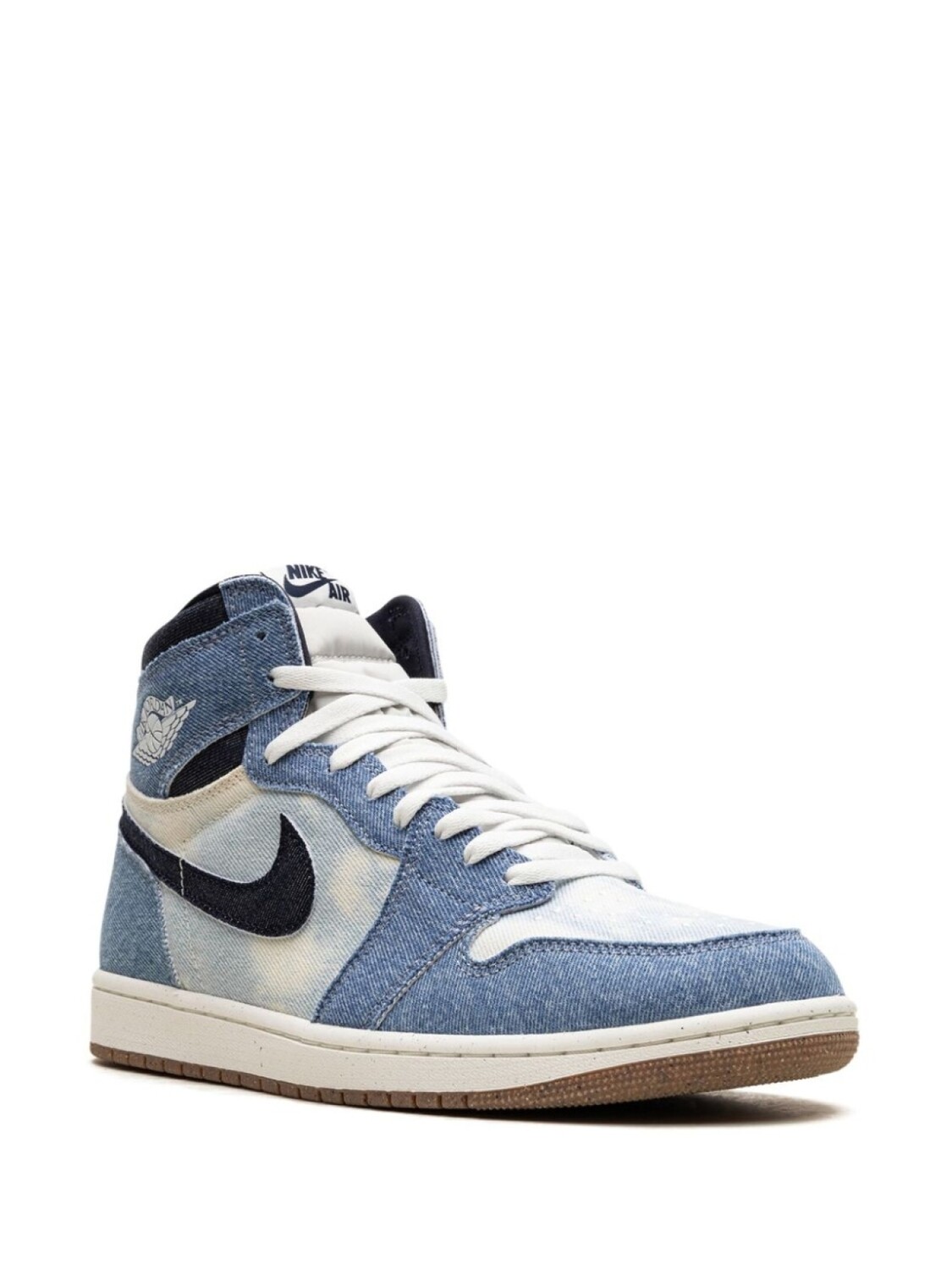 Jordan кроссовки Air 1 Retro High OG "Деним", синий — фото 2