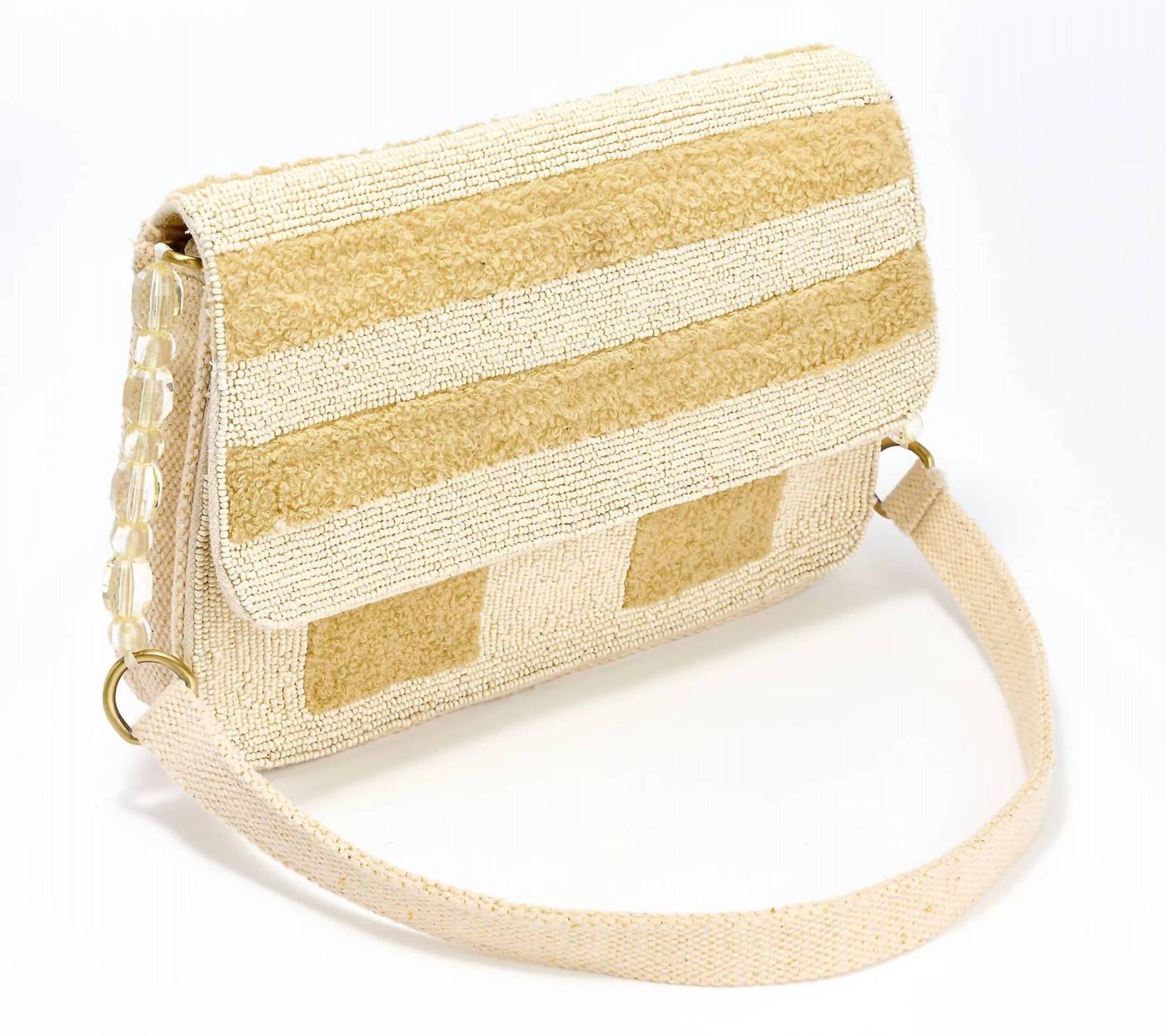 

Женская бисерная сумка в нейтральных тонах AMERICA & BEYOND, Neutrals