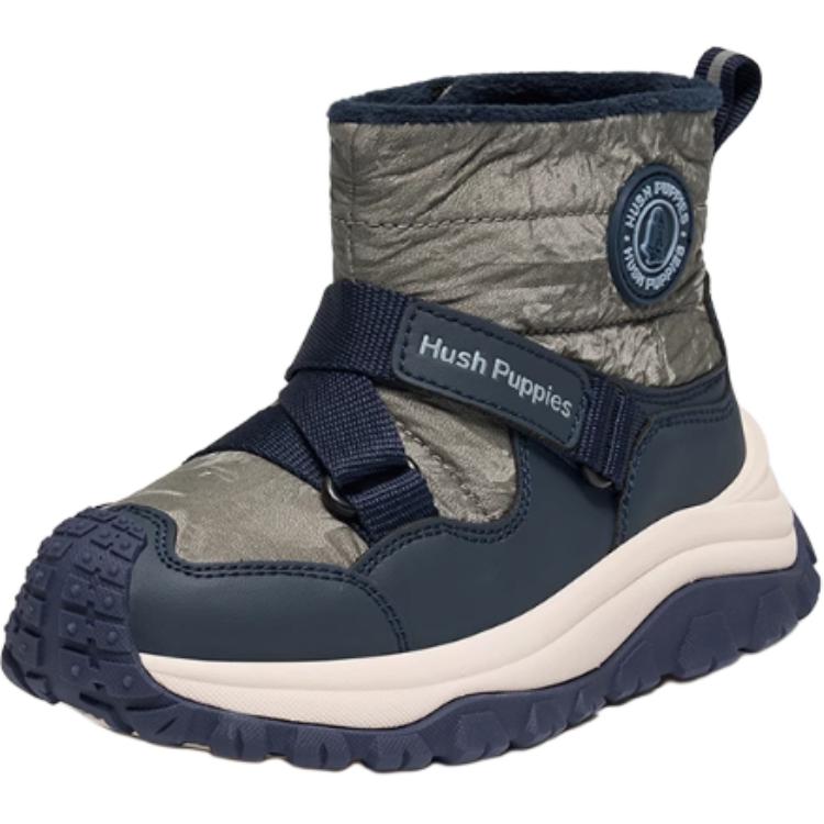 

Антискользящие и износостойкие утепленные детские ботинки Kids' Hush Puppies, синий