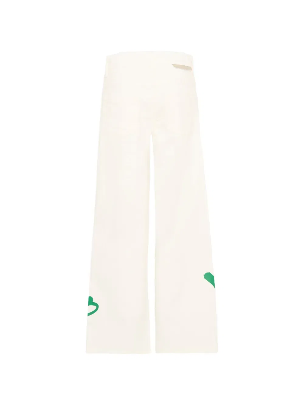 Брюки с цветочным принтом Stella Mccartney Kids, белый — фото 2