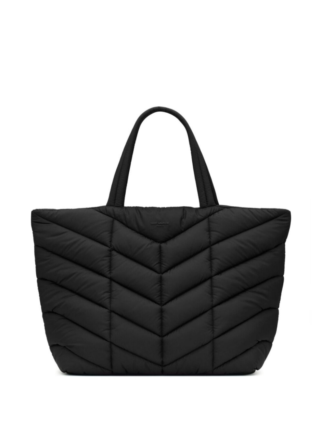 

Стеганая сумка-тоут Saint Laurent, черный