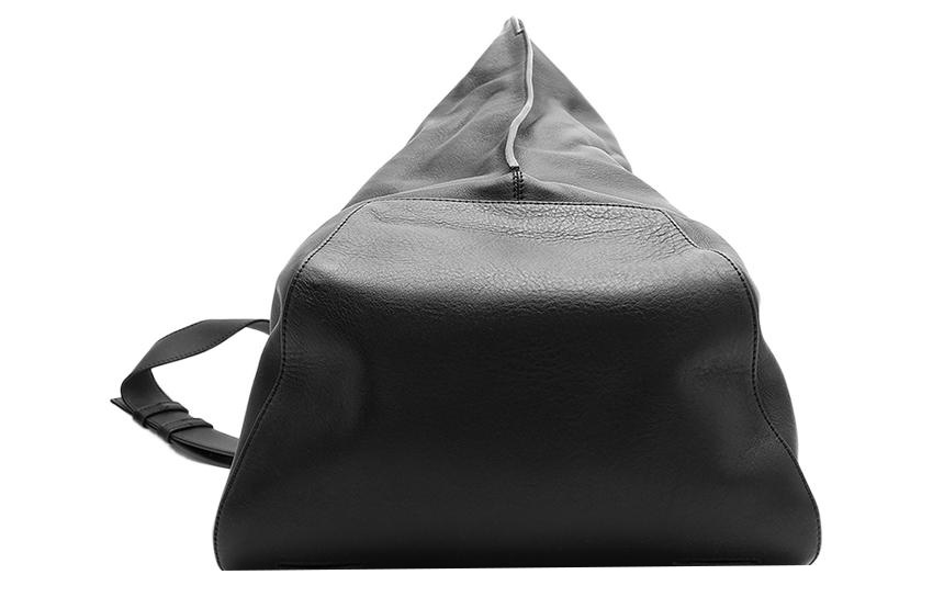 LOEWE Кожаная наплечная сумка через плечо, мужская черная — фото 4