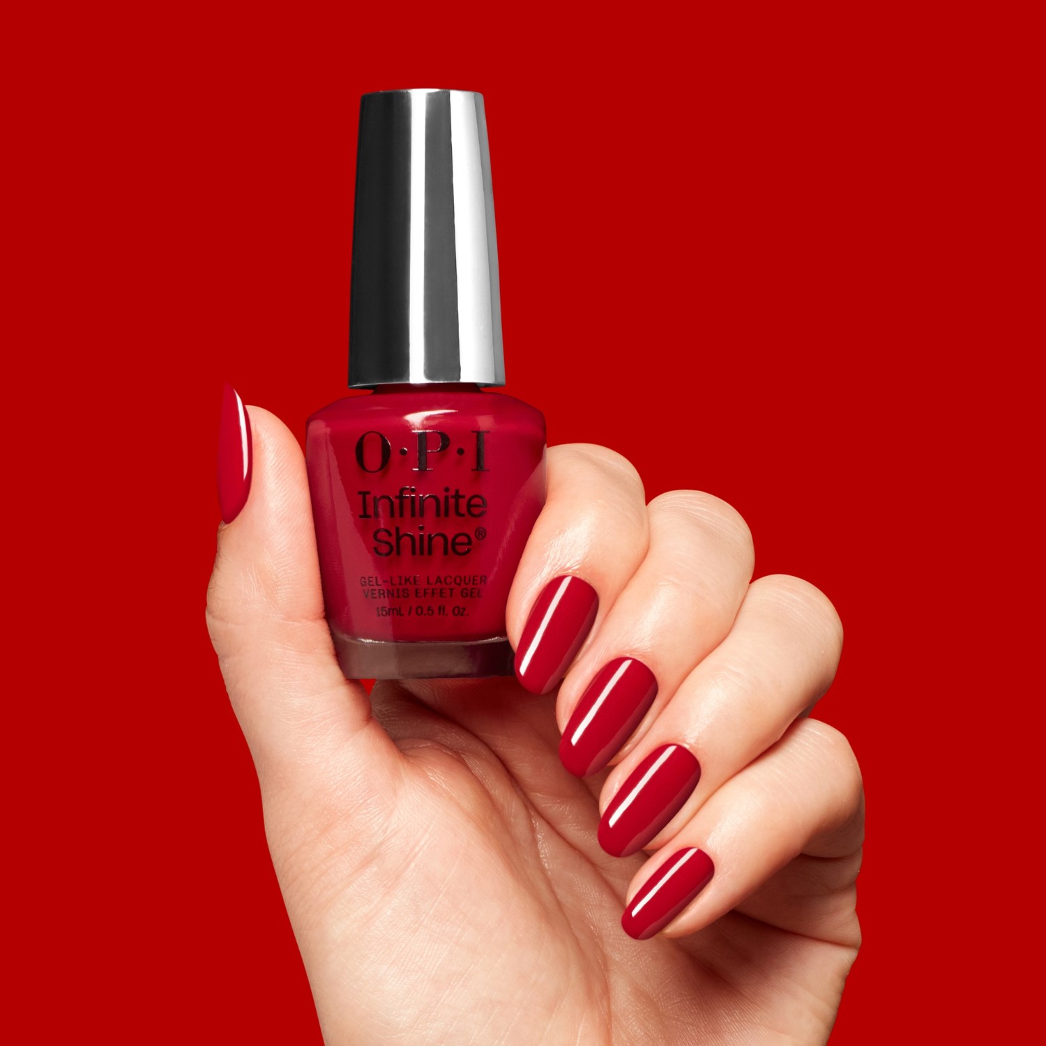Лак для ногтей nail lacquer holiday 2025 - good enough to treat Opi, gumdrop tha ball, объем 15 мл — фото 3
