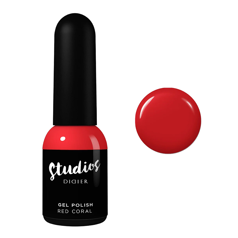 

Гель-Лак для ногтей studios gel polish Didier Lab, цвет red coral, 8 мл