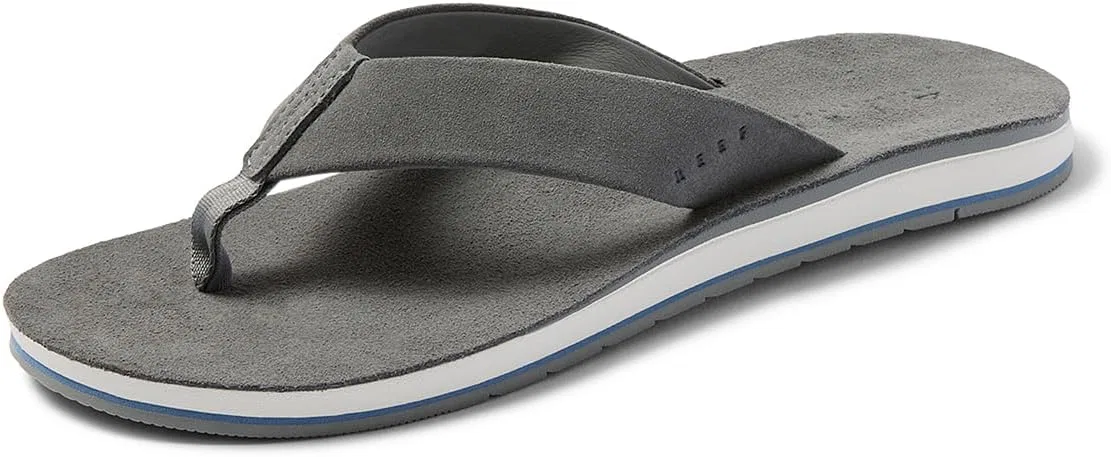 Мужские сандалии Reef Ojai Classic из высококачественной кожи с мягкой подкладкой, Grey