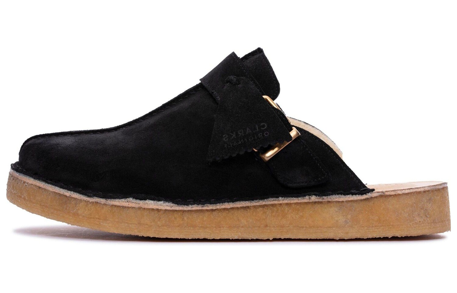 Оригинальные слайдеры женские черные Clarks