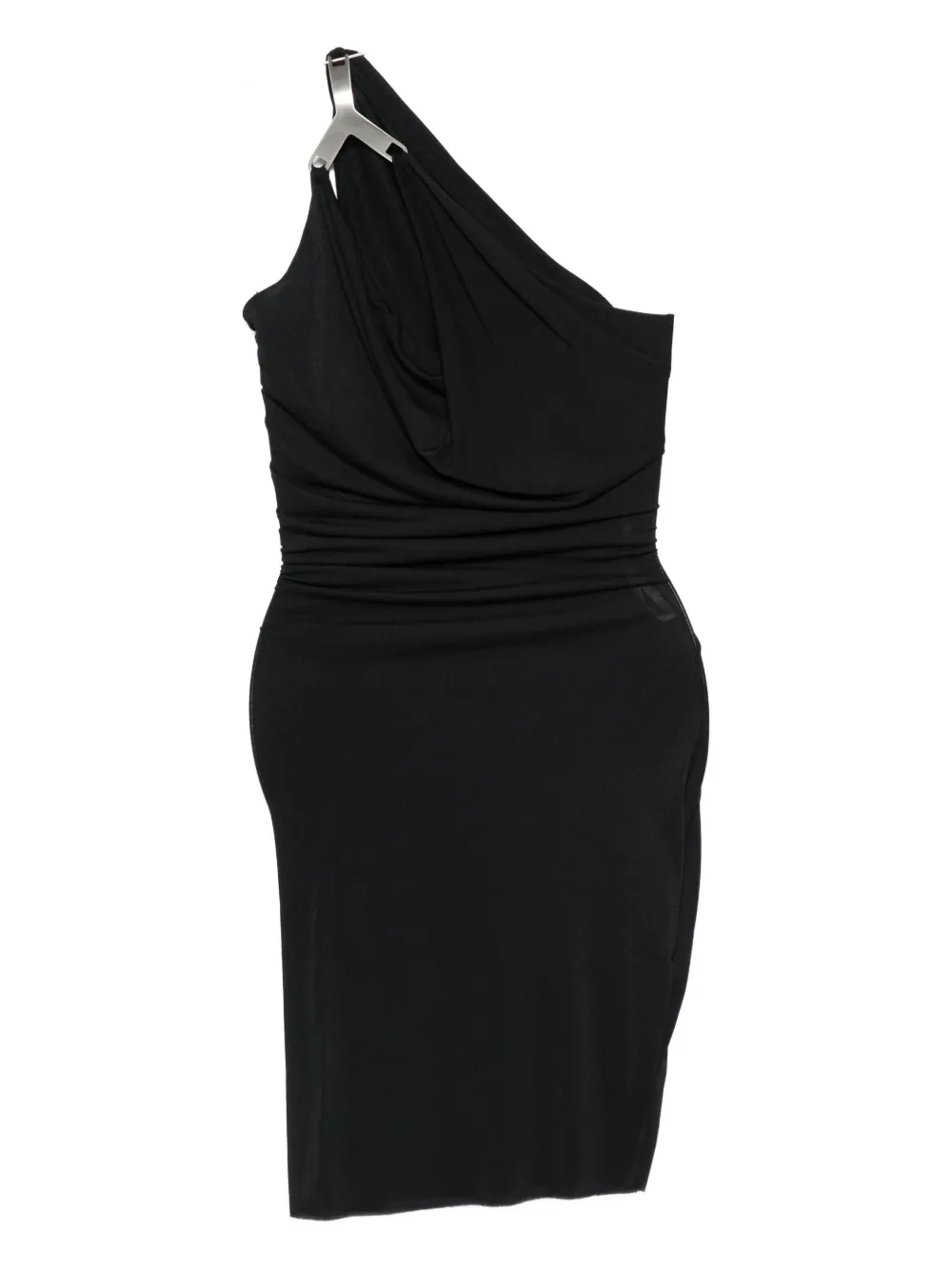 

Платье на одно плечо с драпировкой Rick Owens Lilies, черный