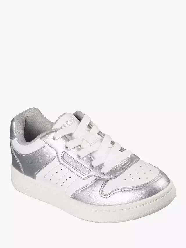 Детские кроссовки Quick Street Skechers, Silver White — фото 2