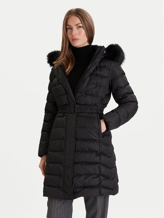 

Пуховик slim fit Catria W5626F T3152 F9000 Geox, черный