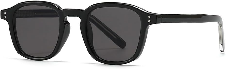 

Популярные модные женские солнцезащитные очки класса люкс в стиле ретро с заклепками, модные мужские темно-зеленые солнцезащитные очки с защитой от УФ-излучения UV400 TKKTLLT, Black Grey