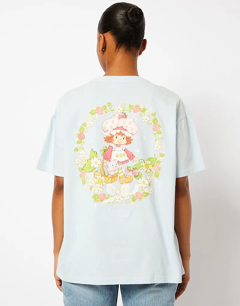 

Футболка London Strawberry Shortcake Flower светло-голубого цвета Skinnydip