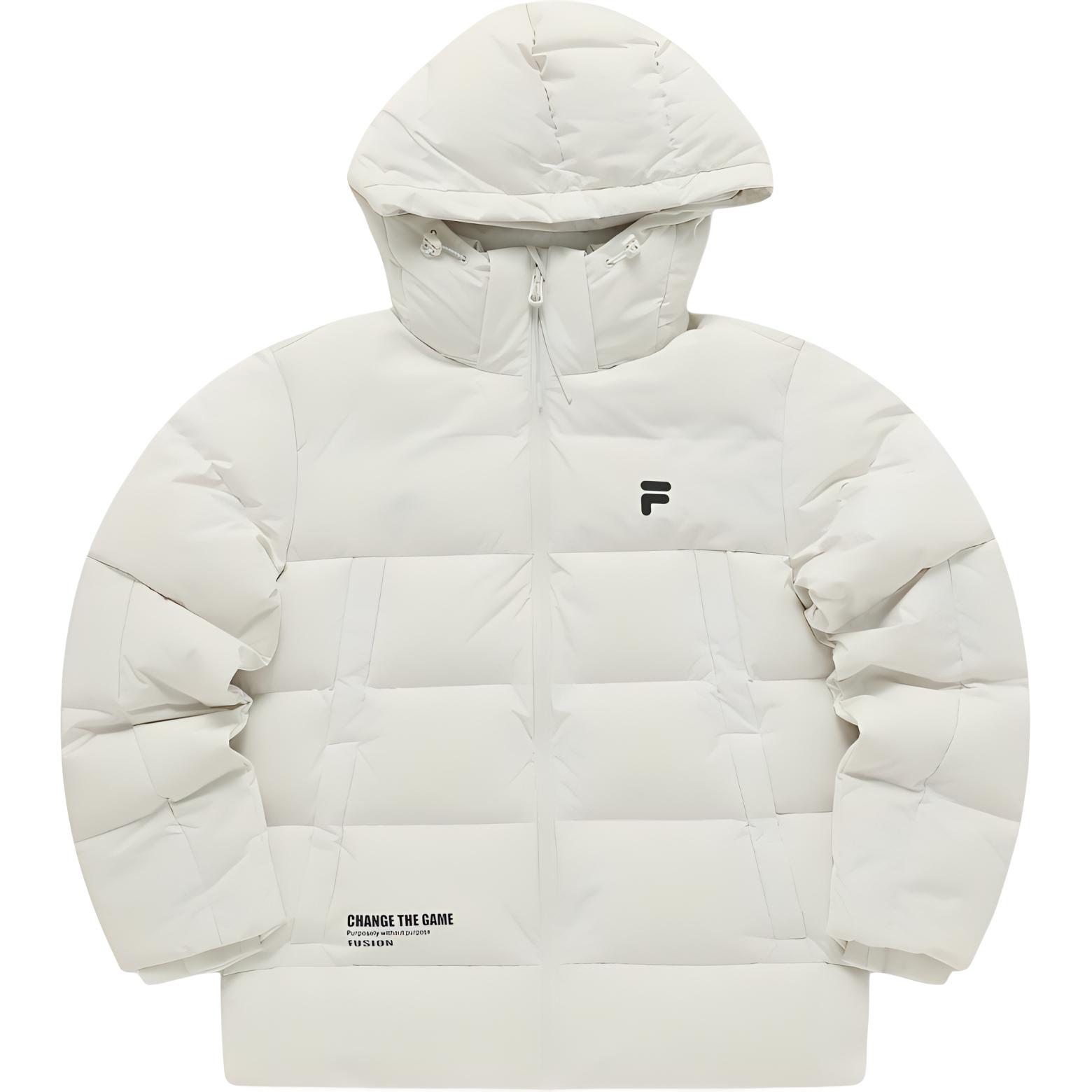 

FILA FUSION Городская технологичная пуховая куртка мужская, Light Mist Gray