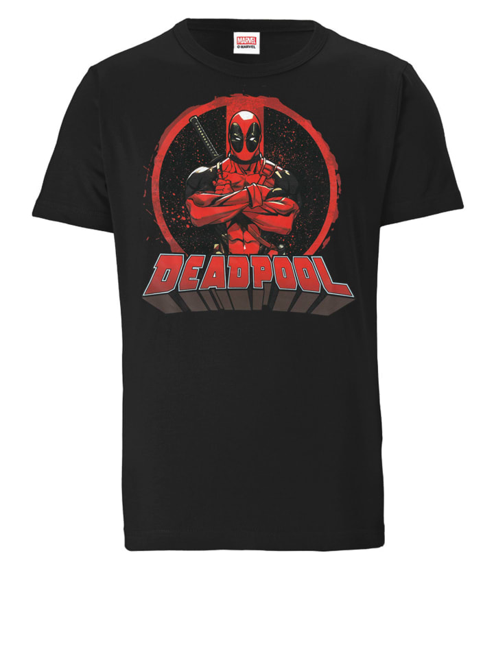 

Logoshirt Футболки с изображением Дэдпула - черный круг