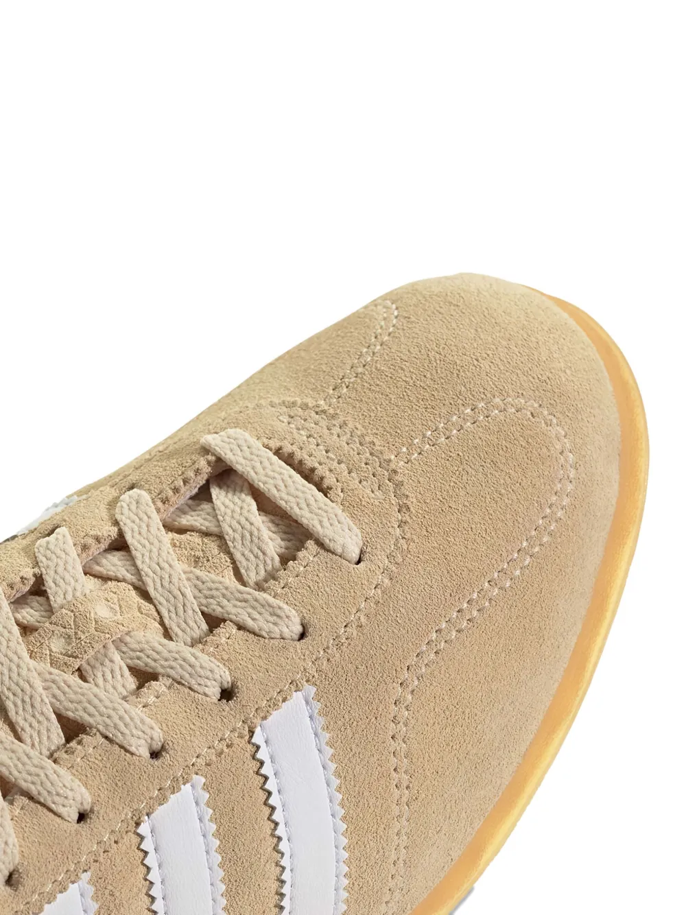 Замшевые кроссовки Gazelle Lo Pro с тремя полосками Adidas, нейтральный — фото 4