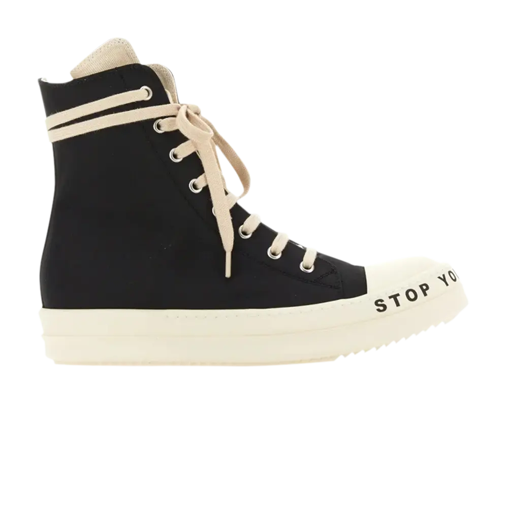 

Высокие кроссовки Rick Owens DRKSHDW High, черный