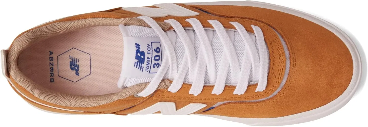 Скейтбордические кроссовки New Balance Numeric 306, цвет Curry/White — фото 2