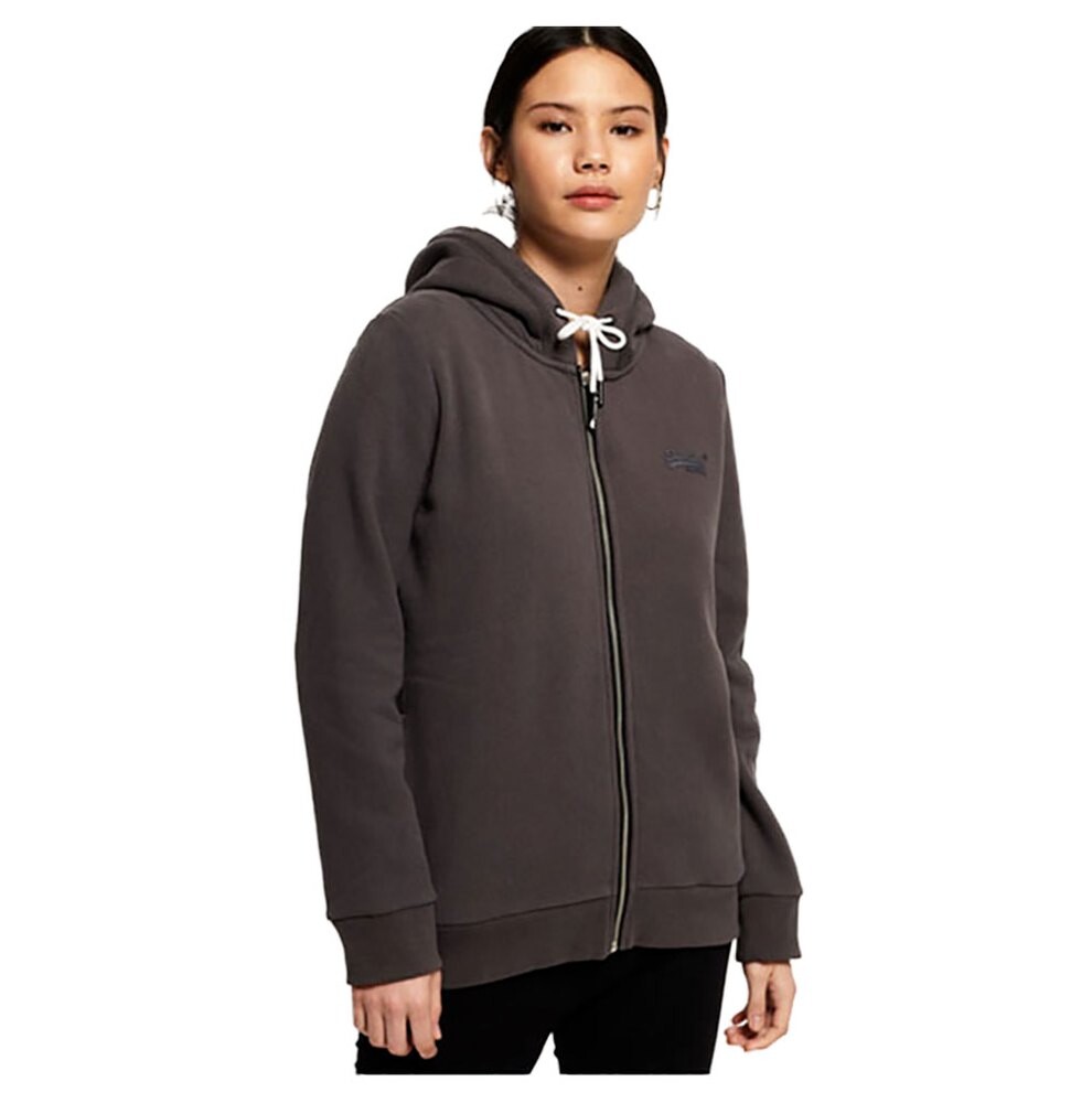 

Толстовка Superdry Orange Label Elite Full Zip, серый