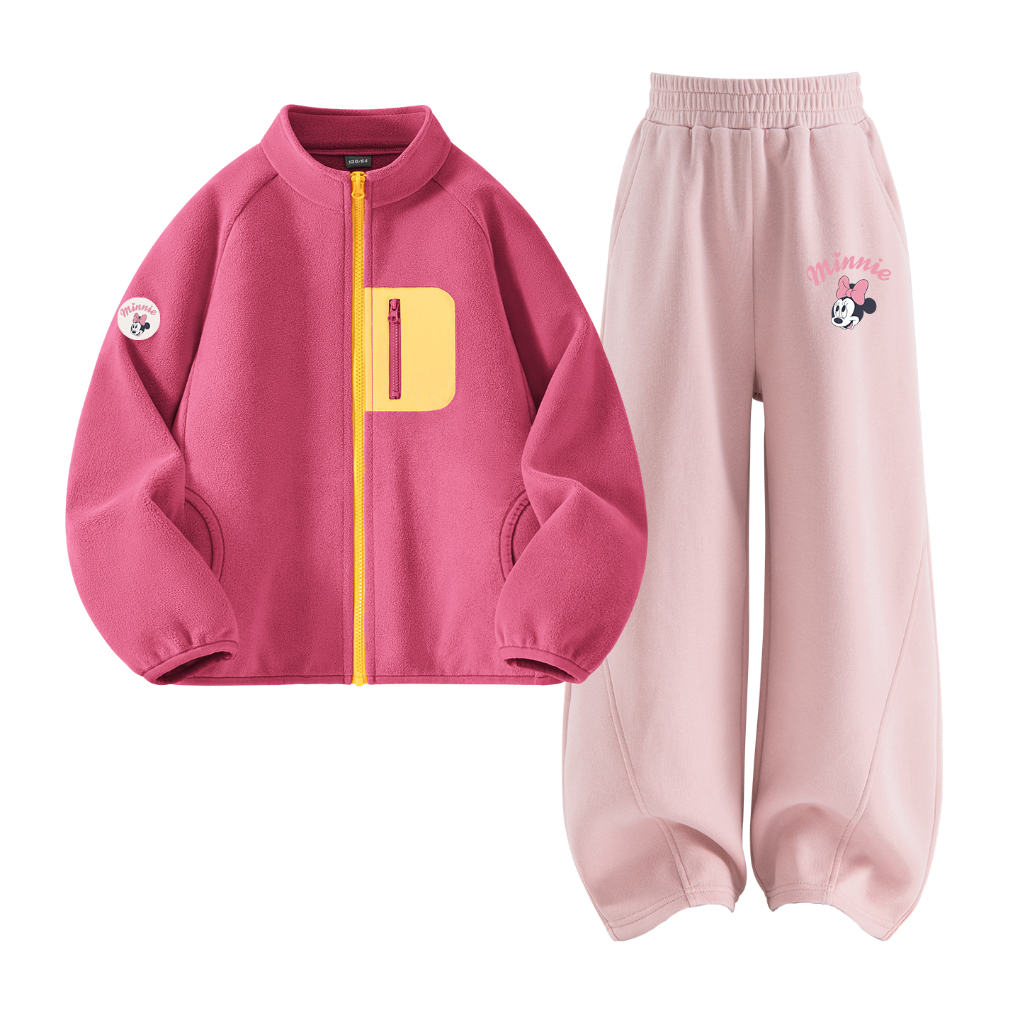 

Детская повседневная спортивная одежда Disney, розовый