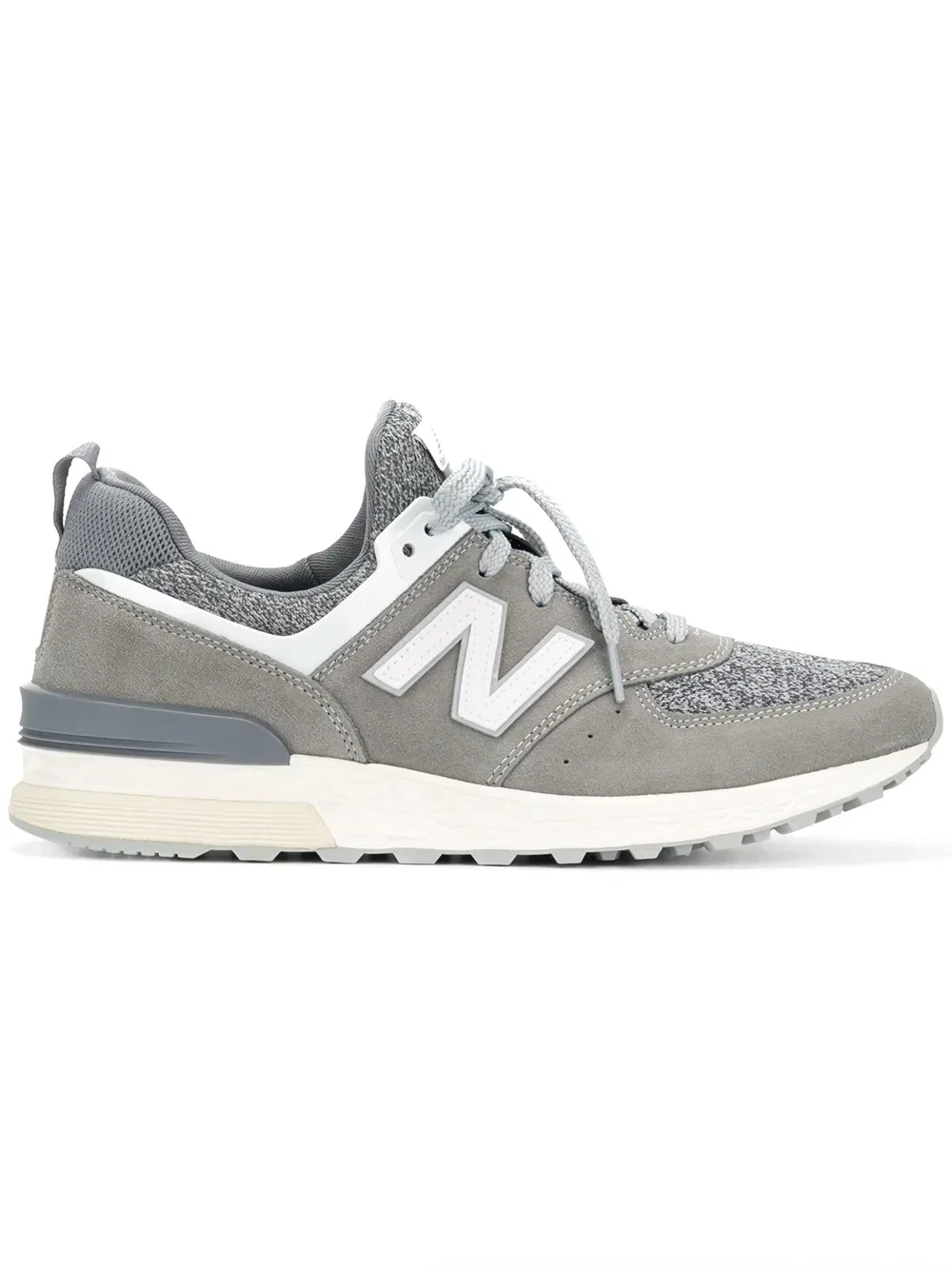 Кроссовки с панелями New Balance, серый