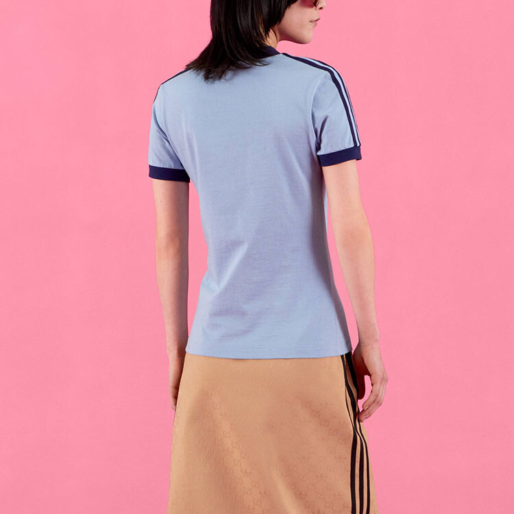 Футболка Gucci x Adidas, унисекс, синий — фото 3