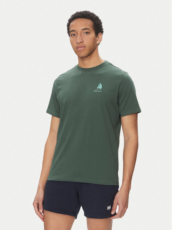 

Футболка обычного кроя Shoreline 54601 Helly Hansen, зеленый
