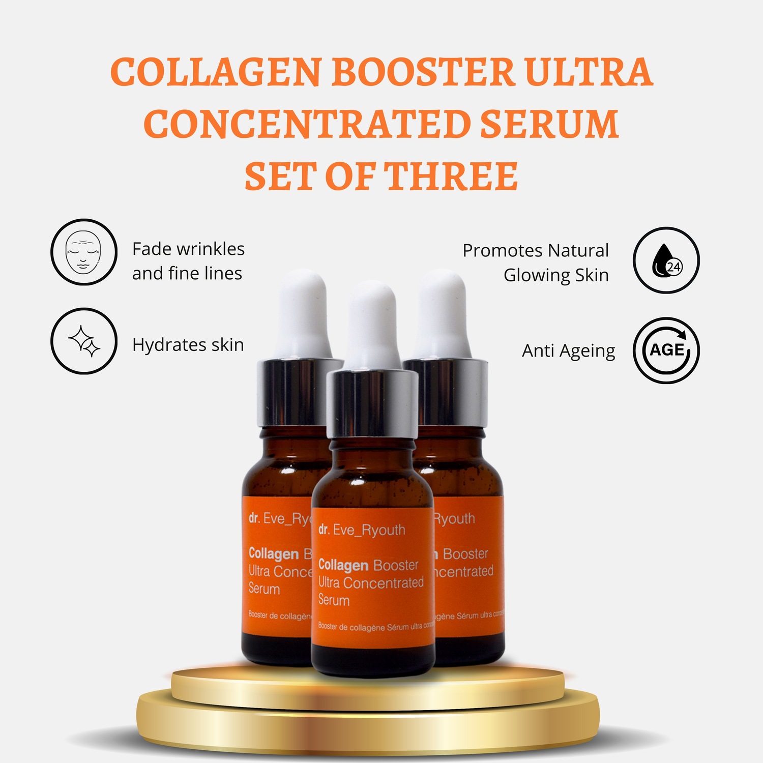 Набор Everyouth — Сыворотка для лица collagen boost trio , количество 1 шт — фото 2