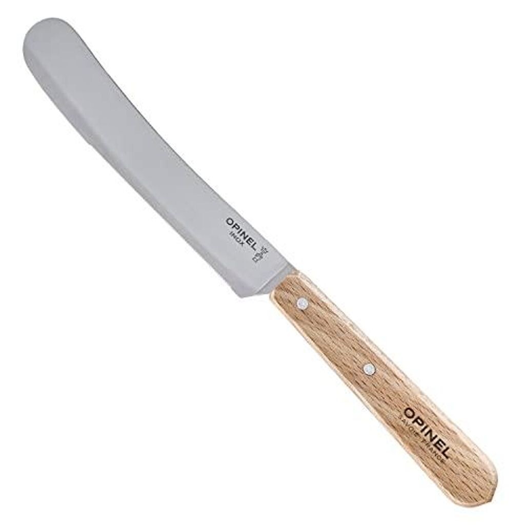 

Нож для завтрака Opinel, микрозубцы, ручка из натурального бука