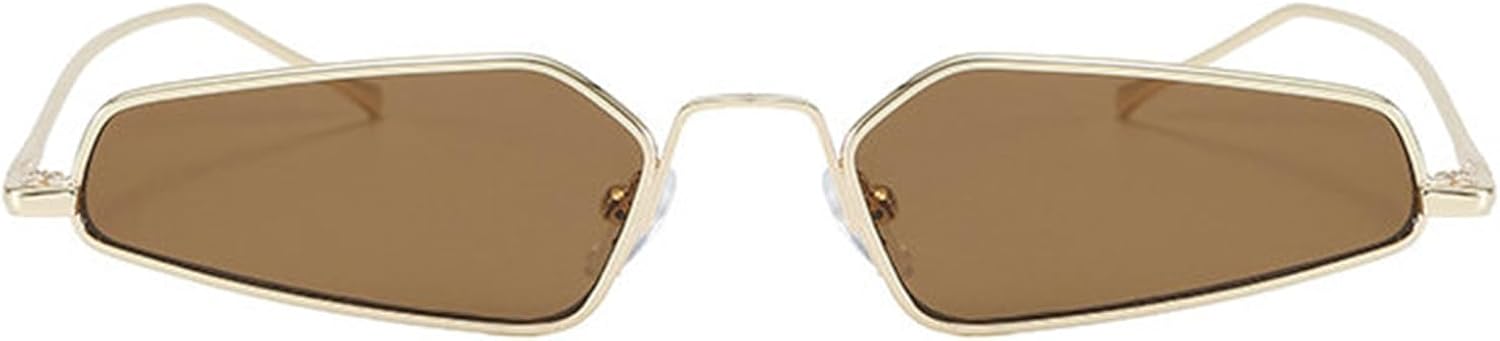 

Солнцезащитные очки Willochra в маленькой оправе «кошачий глаз» для женщин, металлические многоугольные солнцезащитные очки, модные градиентные очки, защита от ультрафиолета UV400, C6