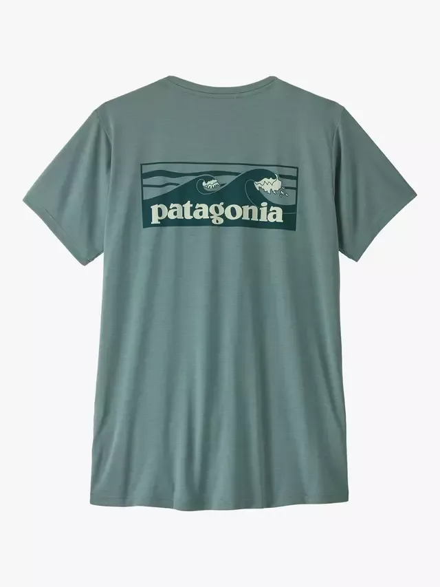 Футболка Capilene Cool Daily Graphic, синяя Patagonia