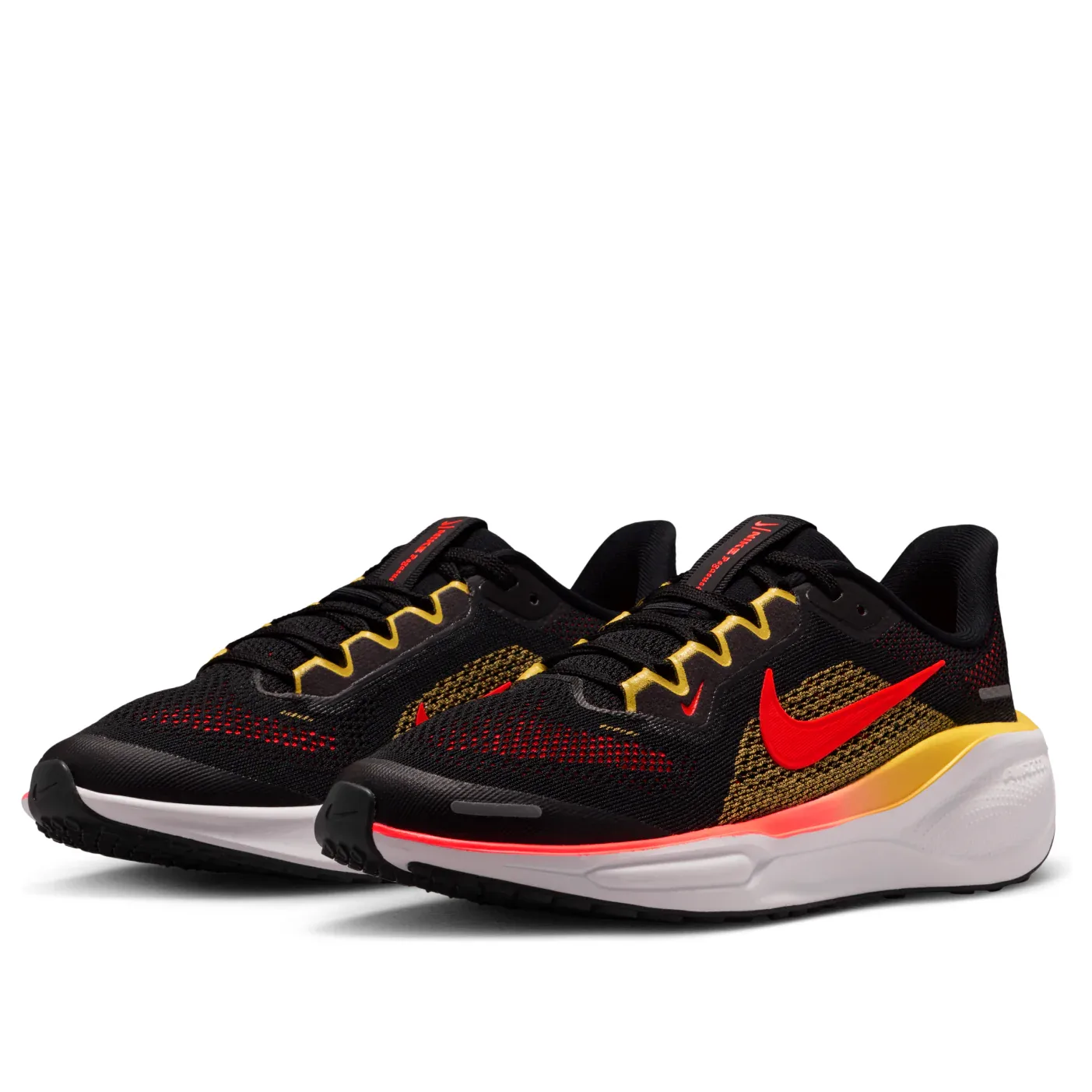 Кроссовки (GS) Nike Air Zoom Pegasus 41 'Black Glossy Deep Red' — фото 4