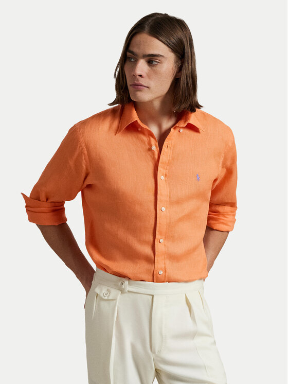 

Рубашка облегающего кроя 710968915009 Polo Ralph Lauren, красный