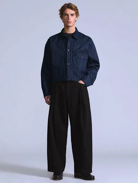 Укороченные джинсы BLUETAB с широкими складками, черные Levi's, Blacks — фото 2