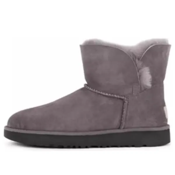 Кроссовки классические манжеты мини Ugg, серый