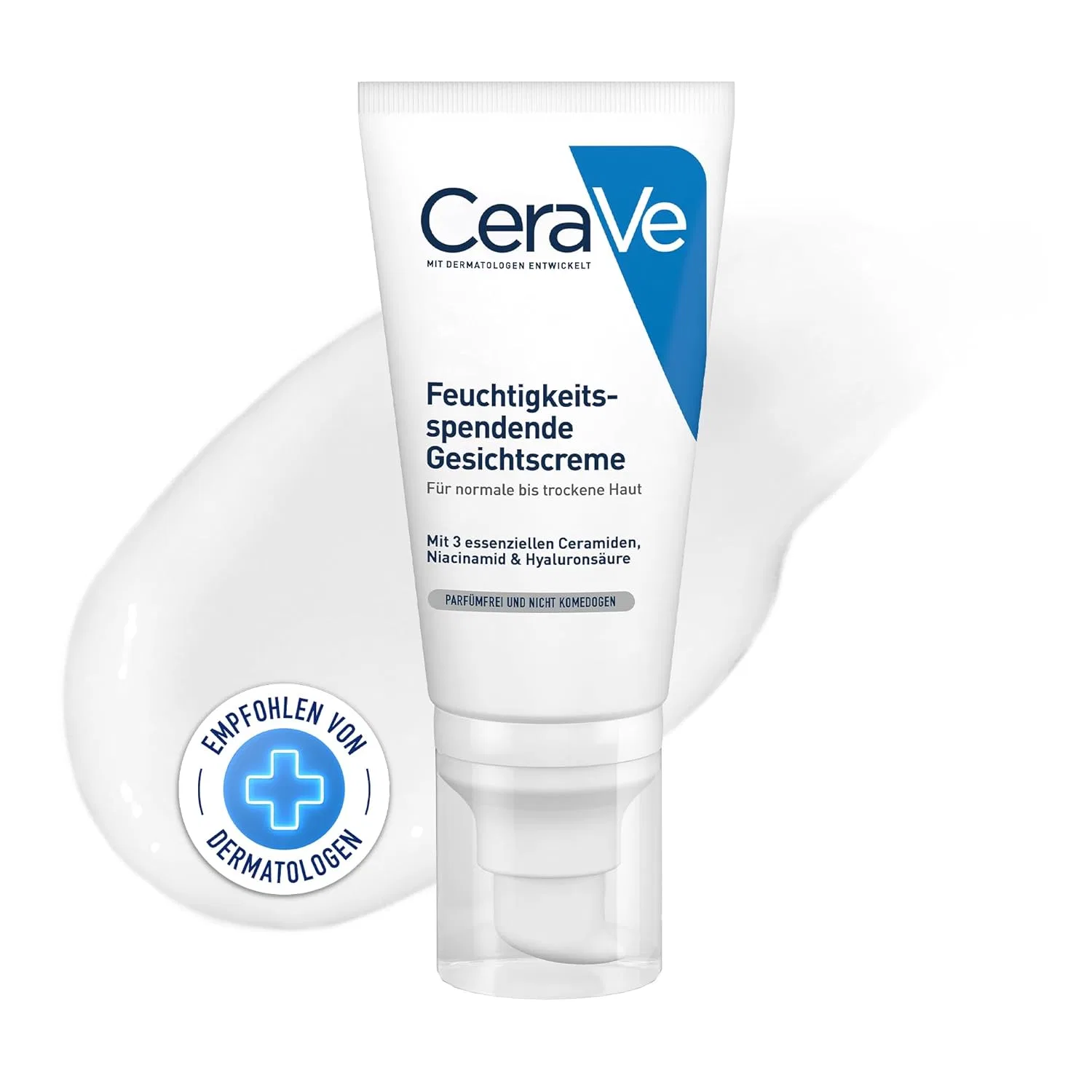 Крем для лица CeraVe — Увлажняющий ночной для нормальной и сухой кожи от