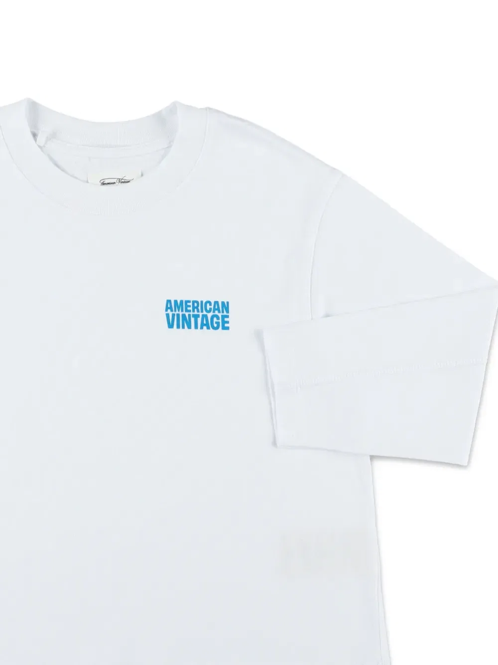 Футболка с длинными рукавами Gixy American Vintage Kids, белый — фото 3